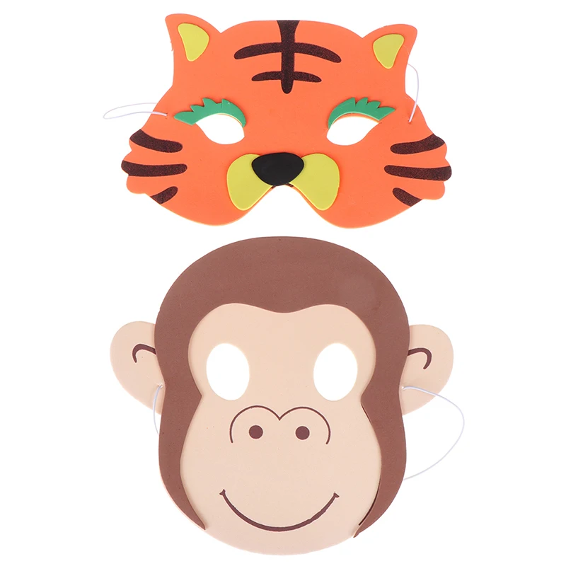1 шт. Мультяшные маски с животными товары для дня рождения костюм зоо маска