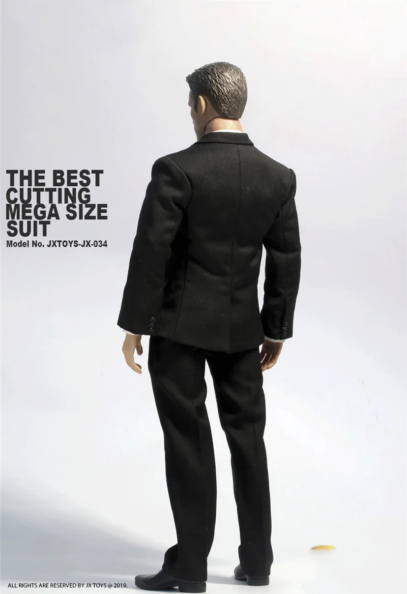 

JXTOYS-034 1/6 Gentlemen's Suit Clothes Set with 2 shirts For strong JXS01 Body 12'' Male Action Figure