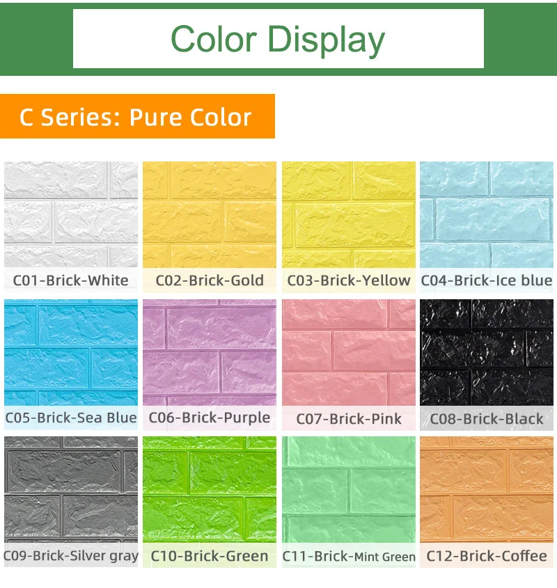 Kaguyahime DIY Wall Stickers Self-Adhesive Decor Wallpaper For Kids Room Kitchen Bedroom Waterproof Sticker 3D Wallpaper Brick