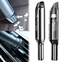 19000pa car vacuum cleaner rechargeable wireless air dust wetdry handheld vacuum power cyclone suction car home pet cleaning