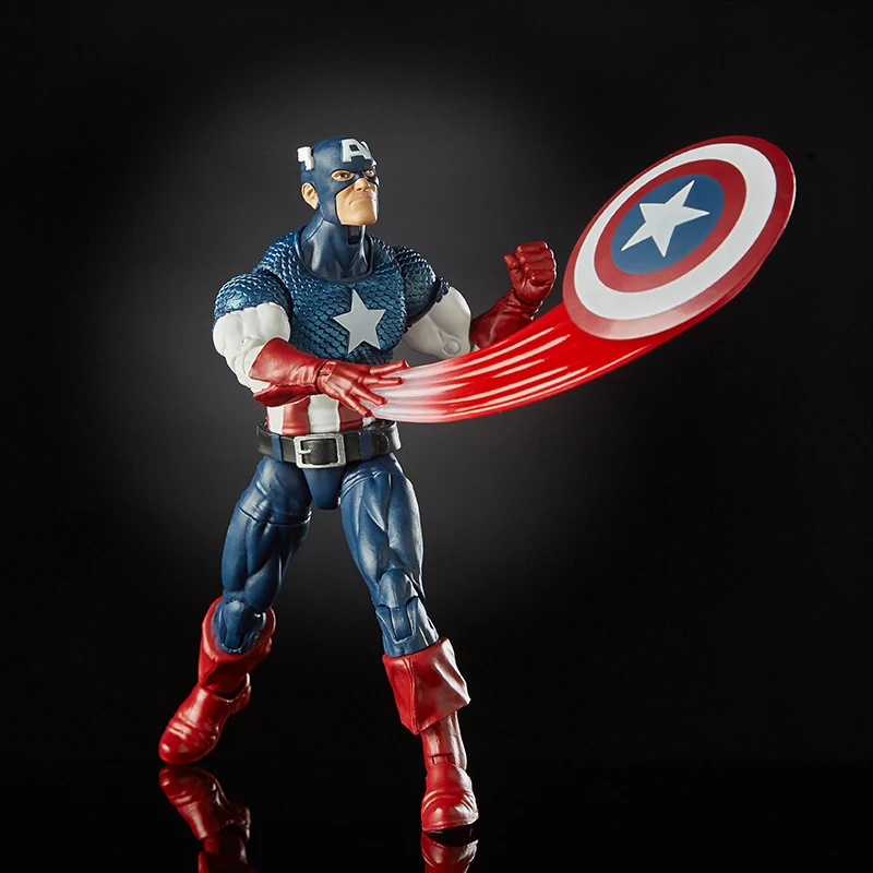 17 см Marvel Comics 80th anniversary Legends Series винтажные комиксы Капитан Америка ПВХ фигурка коллекционная игрушка