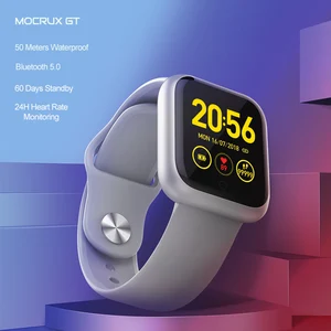 GT Smartwatch IP68 Waterproof Wearable Device Bluetooth Pedometer Heart
Rate Monitor Color Display Smart Watch For Android/IOS