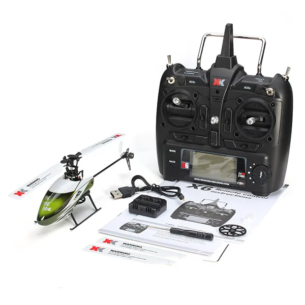Wltoys XK K100 Falcom 6CH Flybarless 3D 6G система дистанционного управления игрушка бесщеточный двигатель RC вертолет RTF VS Wltoys V977
