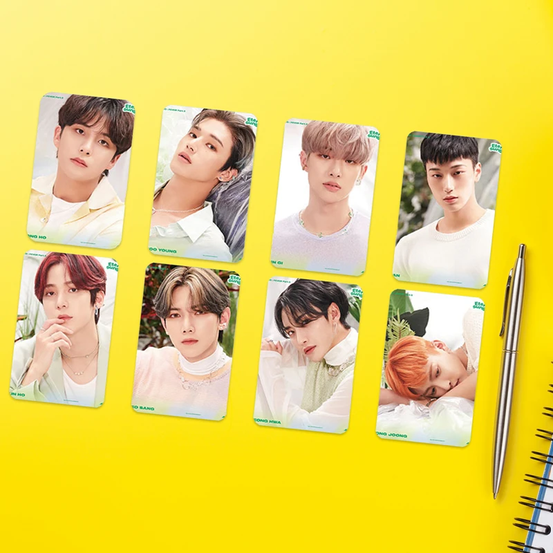 Альбом Zero : Fever Part.3 Lomo 8 шт./компл. Kpop Ateez открытки с принтом Photocard для поклонников