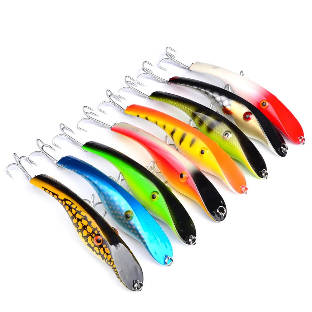 Fashion One Piece Zalt Pike 140mm 42g Undberg Stalker Musky Muskie Pike Bass Lure Bait Wobbler 3D Eyes Floating Crank Jerk Troll