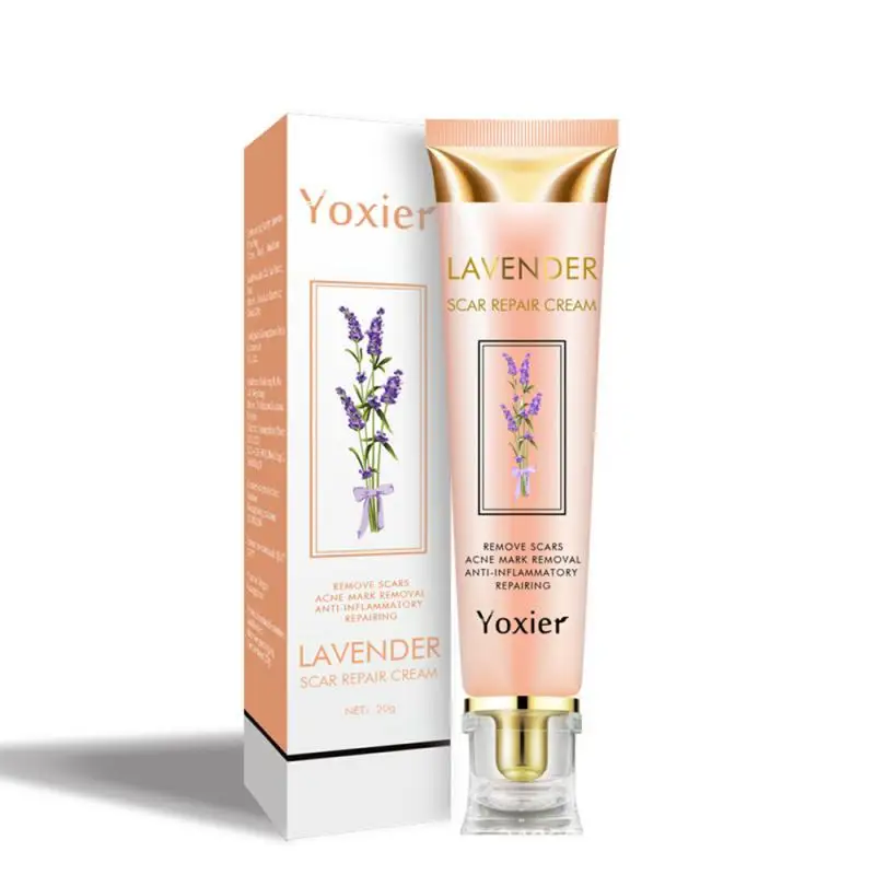 Новый крем для удаления шрамов с лавандой лица Крем Для Удаления растяжек от акне