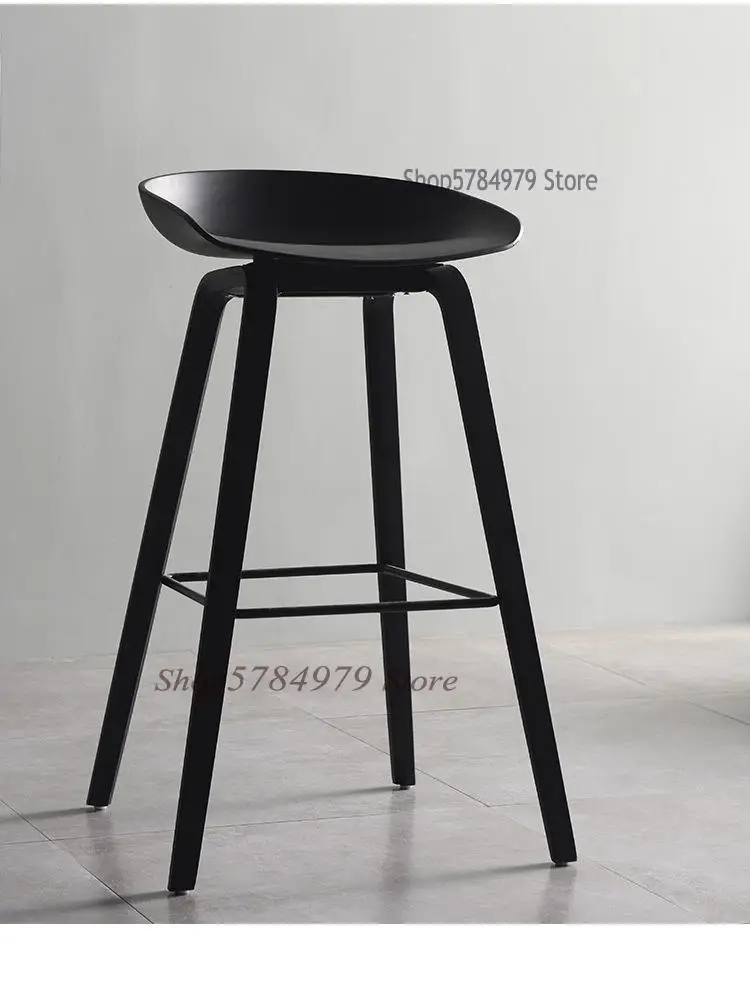 Modern Simple Danish Nordic Style Personalized Fashion Bar Chair Stool Designer Solid Wood Pp |