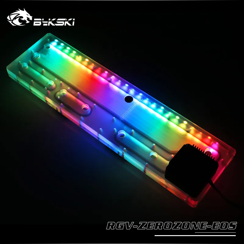 BYKSKI акриловая водная доска корпус для охлаждения раствора использовать RGB/A-RGB