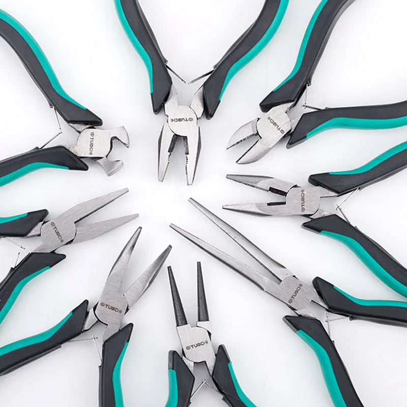 

1 Pc Mini Jewelry Pliers Green Handle Anti-slip Splicing and Fixing Jewelry Multi Pliers Tools for DIY Jewelery Accessory Design