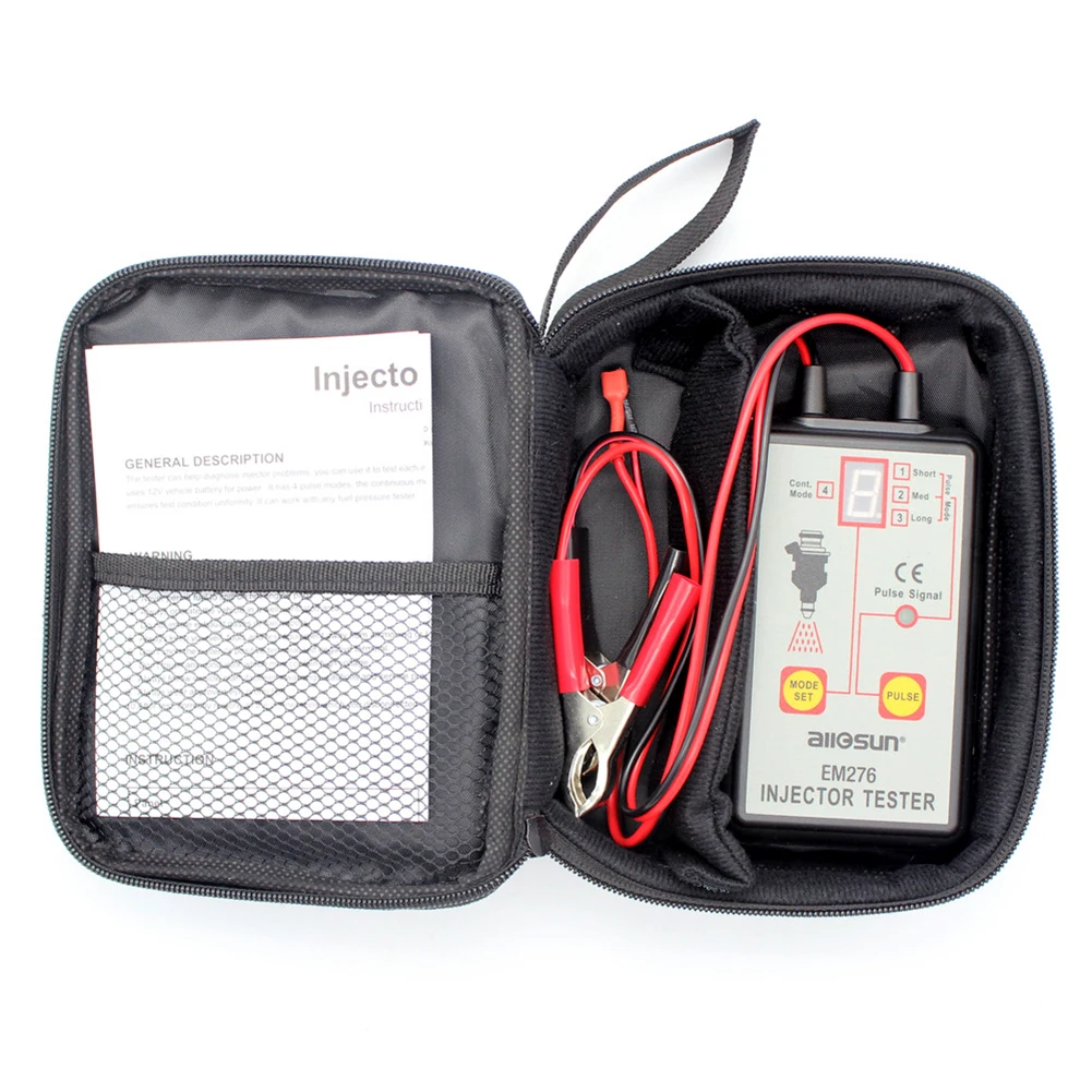 

EM276 Professional Injector Tester Fuel Injector 4 Pluse Modes Tester Powerful Fuel System Scan Tool EM276