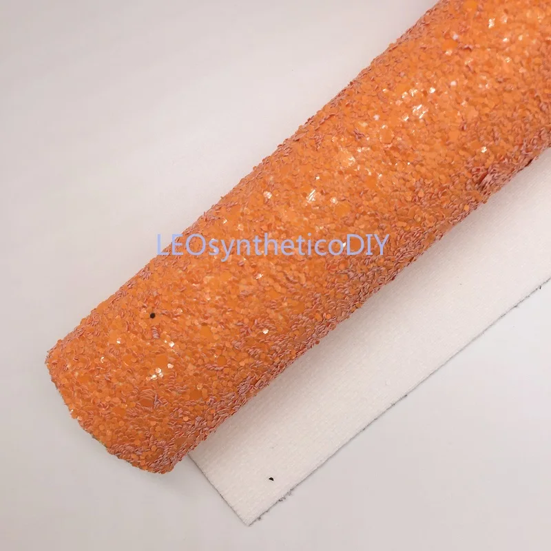 1 шт. 21x29 см блестящая ткань массивная кожа оранжевые блестящие кожаные листы для