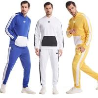 men tracksuit set cotton sweatshirt 2021 autumn men sports hoodie pants male sports casual sportswear jogging clothing for men