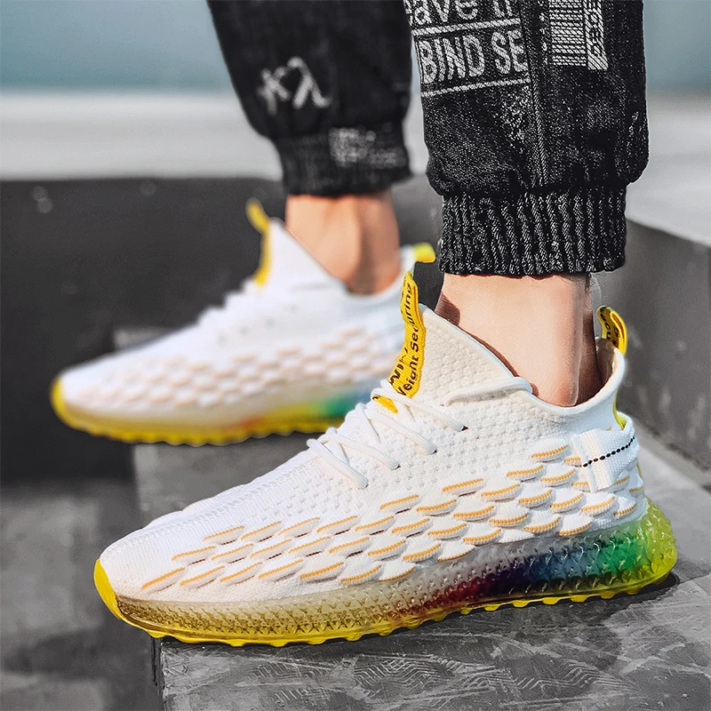 

Men Fashion Casual Shoes Outdoor Comfortable Mesh Sneakers Spring Popular Walking Shoes High Quality Footwears Chaussure Homme