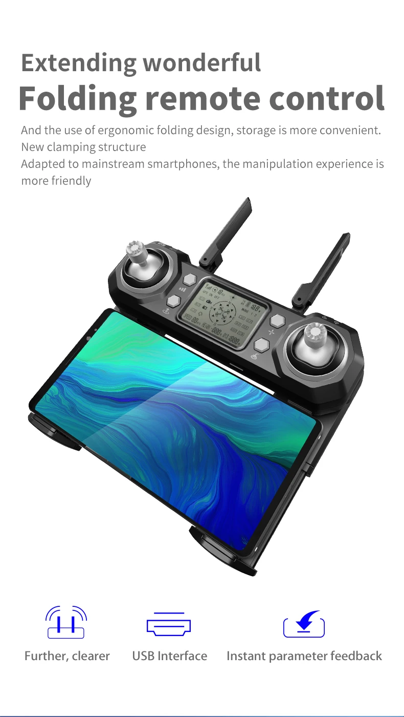 Дрон 4K Профессиональный gps Квадрокоптер с камерой 4K HD бесщеточный Дрон VS F11 PRO ZEN K1 E520