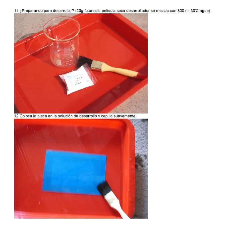 

A0KF Photoresist Anti-etching Blue Ink Paint For DIY PCB Dry Film Replacement 100g