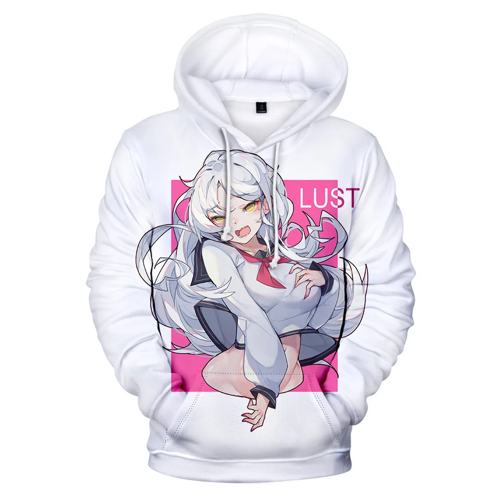 

Свитшот унисекс с объемным капюшоном «Семь смертных грехов», в стиле Харадзюку