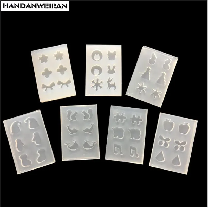 1 шт. новая зеркальная Мини Милая фигура Высокая Прозрачная силиконовая форма