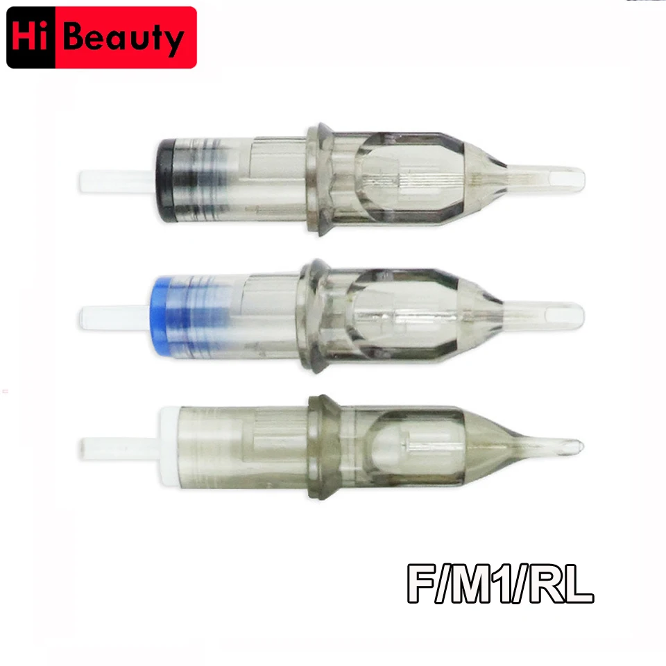 

Одноразовые стерилизованные плоские вкладыши 20 шт./лот, картридж для татуировок, иглы для перманентного макияжа губ, бровей, тату, роторная ...