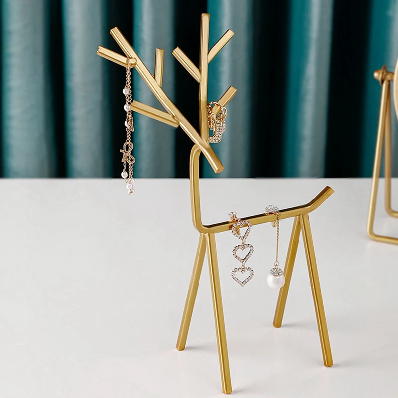 

Antler Jewelry Stand Decorative Ornaments Necklace Display Stand Key Earring Storage Rack