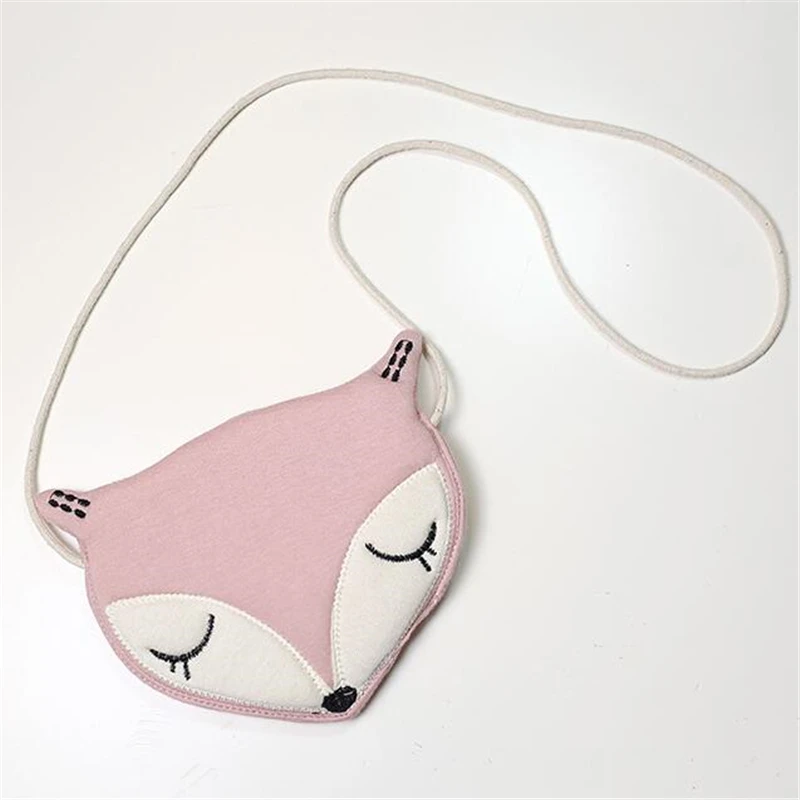 Прекрасная детская сумка через плечо кошелек для мелочи мессенджер с лисой