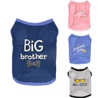 Жилет для щенка чихуахуа, футболка для собаки, дышащая одежда, мультяшная собака, жилет для питомца, одежда, костюмы без рукавов, товары для домашних животных