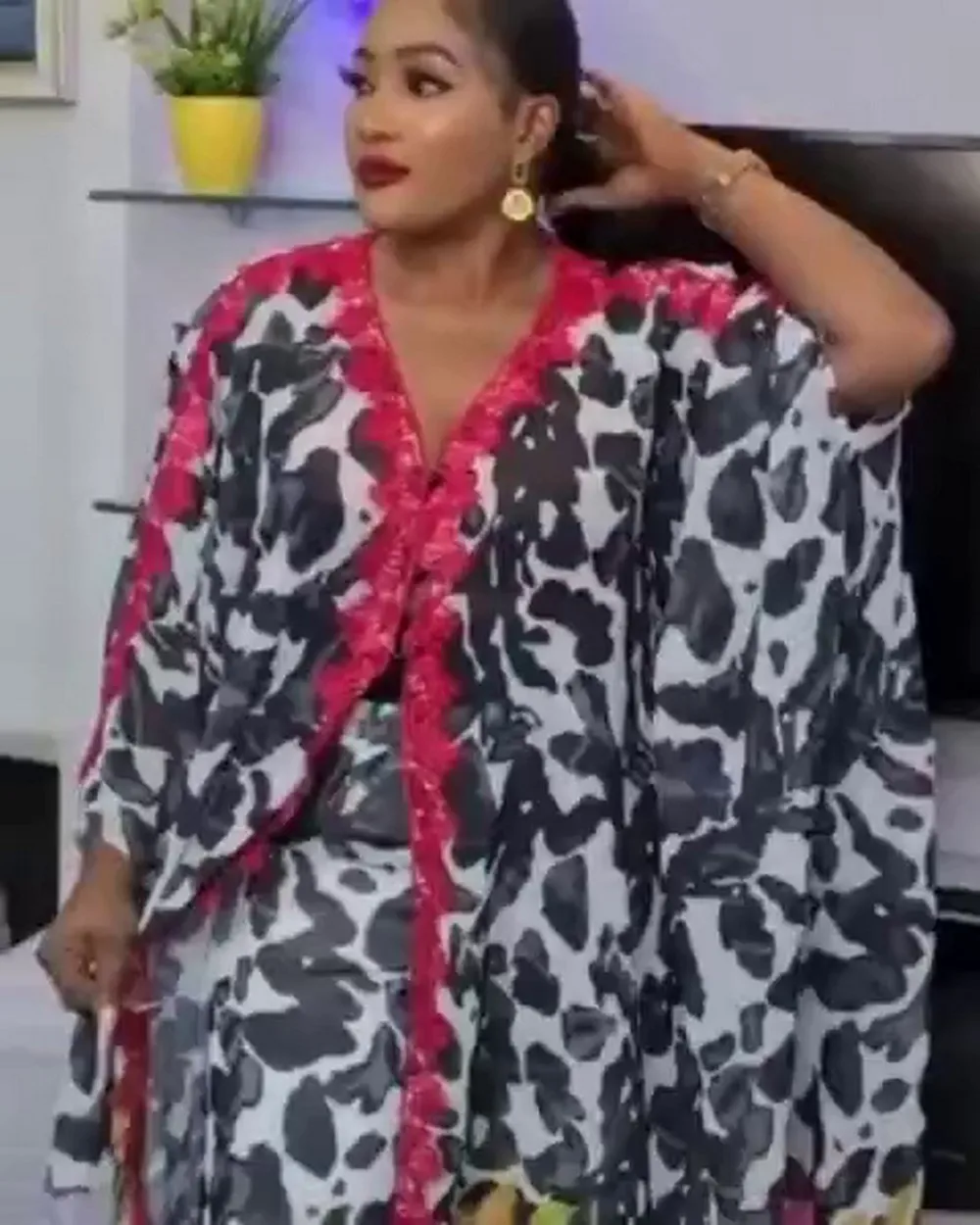 

African Dresses for Women Summer Sexy 2021 New Arrival African Women Printing Dress Suit with Pant African Clothes