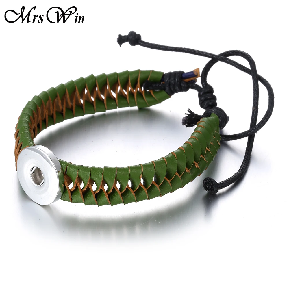 Новинка 2019 оснастка ювелирное изделие кнопка браслет для женщин и мужчин