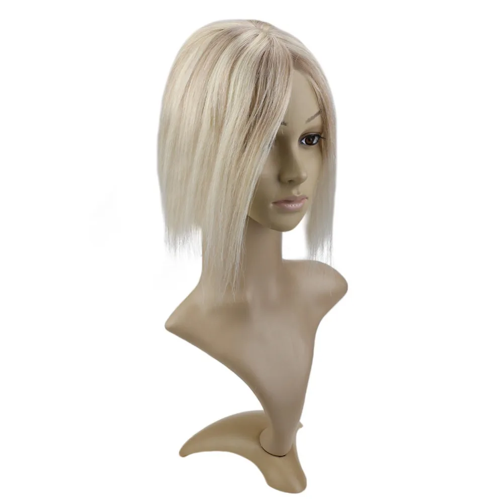 18p613 Полный блеск 20-40g фабричного производства Remy фигурки жениха и невесты;#4/27/4 12*6 см корона для Для женщин подойдет как для повседневной носки, так топперы с Clop накладки из искусственных волос для выпадения волос - Парик Цвет: 18p613