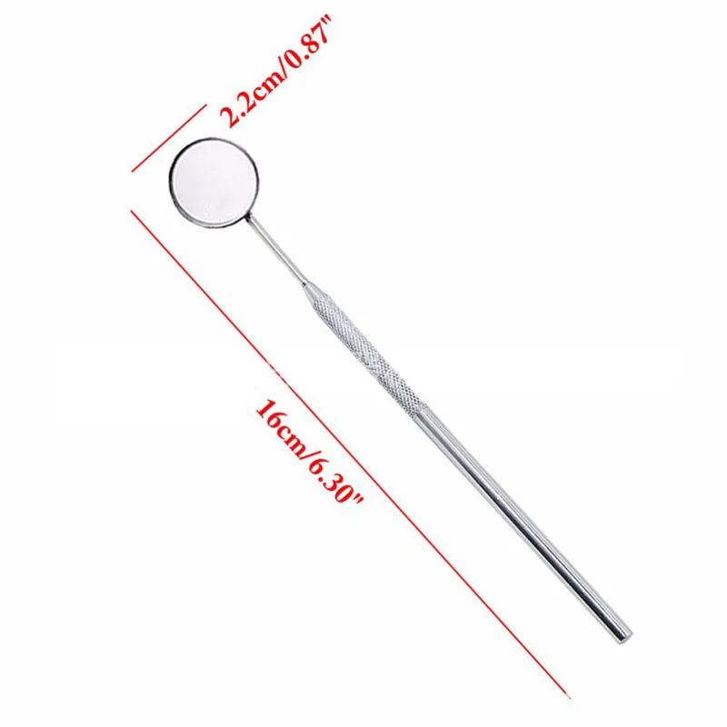 Проверка ресниц зеркало из нержавеющей стали съемные стоматологические зеркала