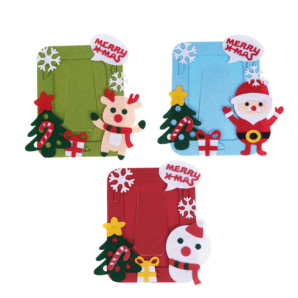 

3 набора фоторамки, тканевые Материалы для творчества, подарочный набор ручной работы, развивающая игрушка