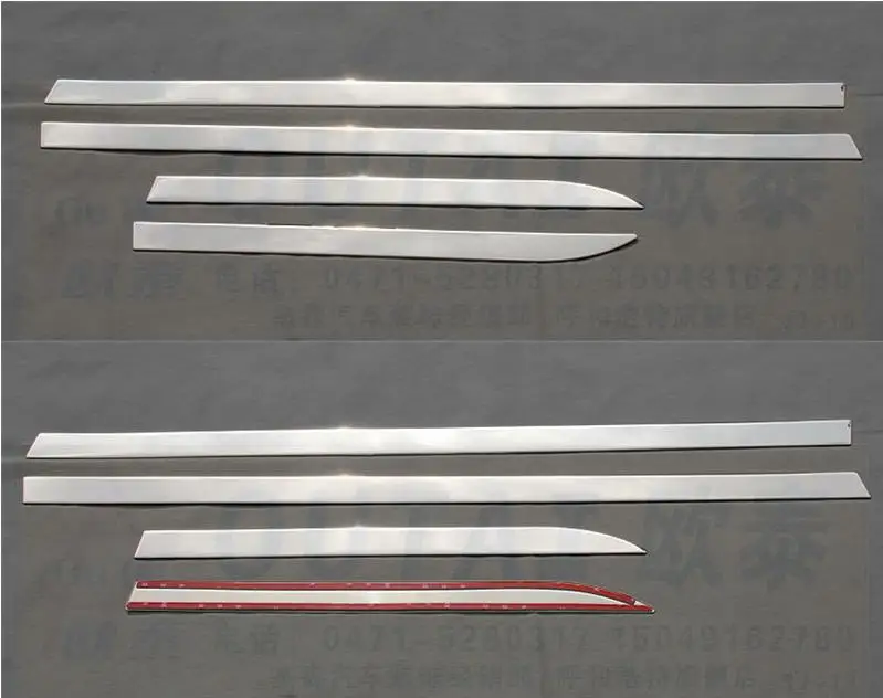 Боковая молдинги из нержавеющей стали для украшения боковой двери Chevrolet Cruze 2015 2016