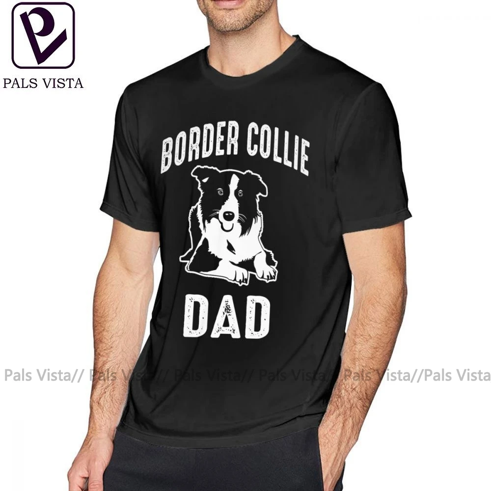 Колли футболка колли рубашка для папы 5x Мужская с короткими рукавами из