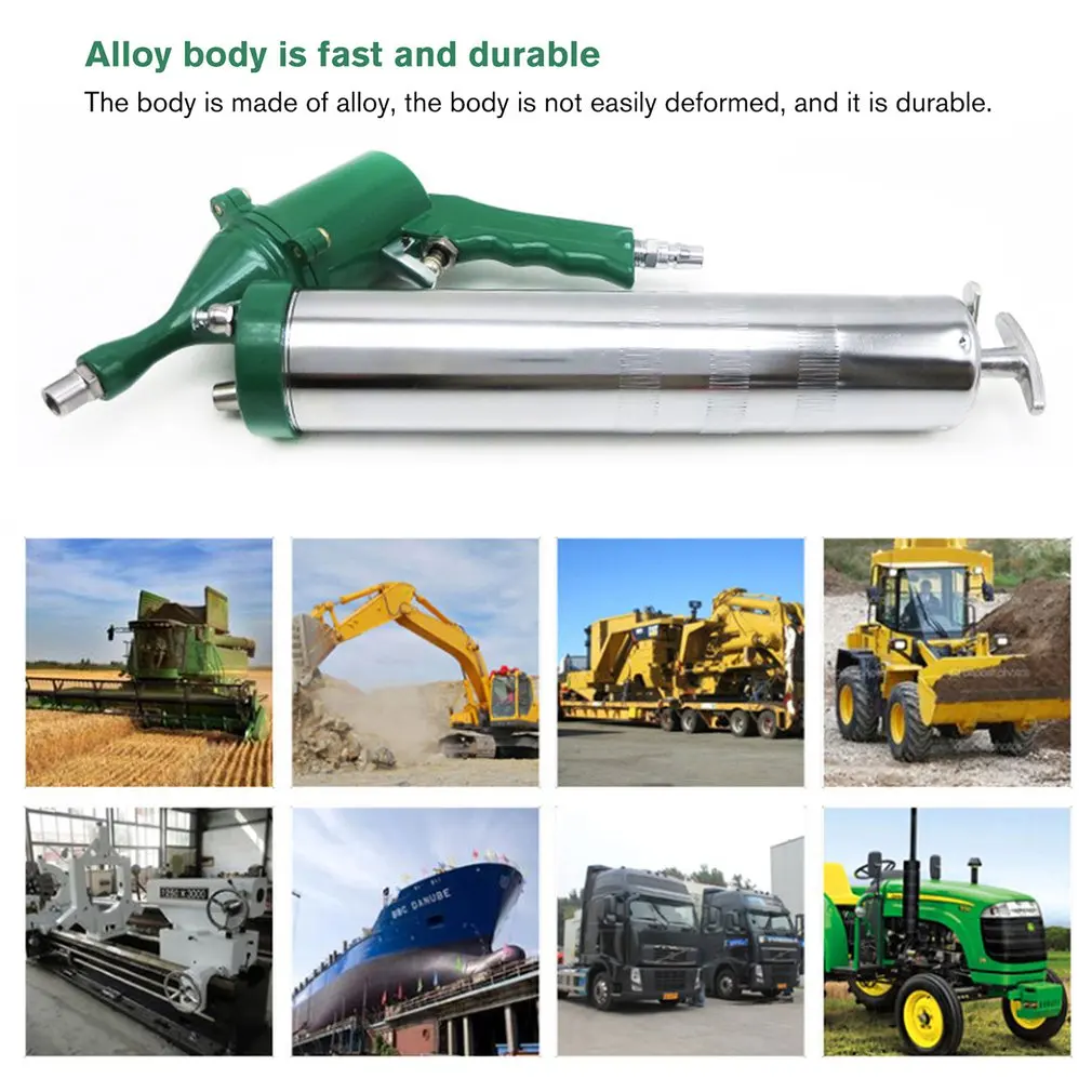 

High Pressure Air Grease Gun Pneumatic Greaser Cartridge Greasing Manual Tool Power Tool Accessories for Oil Injection