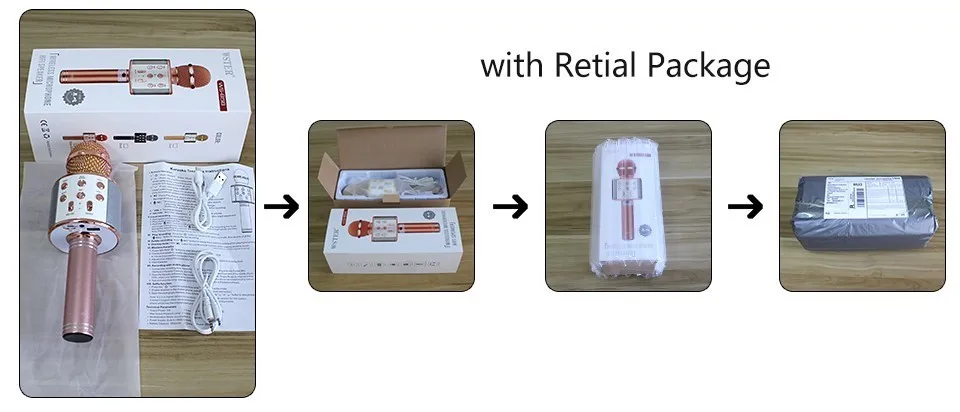 

Wireless Karaoke Microphone Speaker Portable Bluetooth Home KTV Singing Handheld & Music Player Mic For Ios Andriod Phone