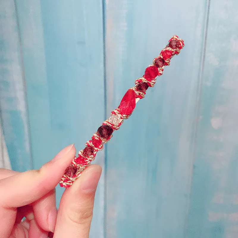 1 шт. корейские женские хрустальные стразы заколки для волос головные уборы