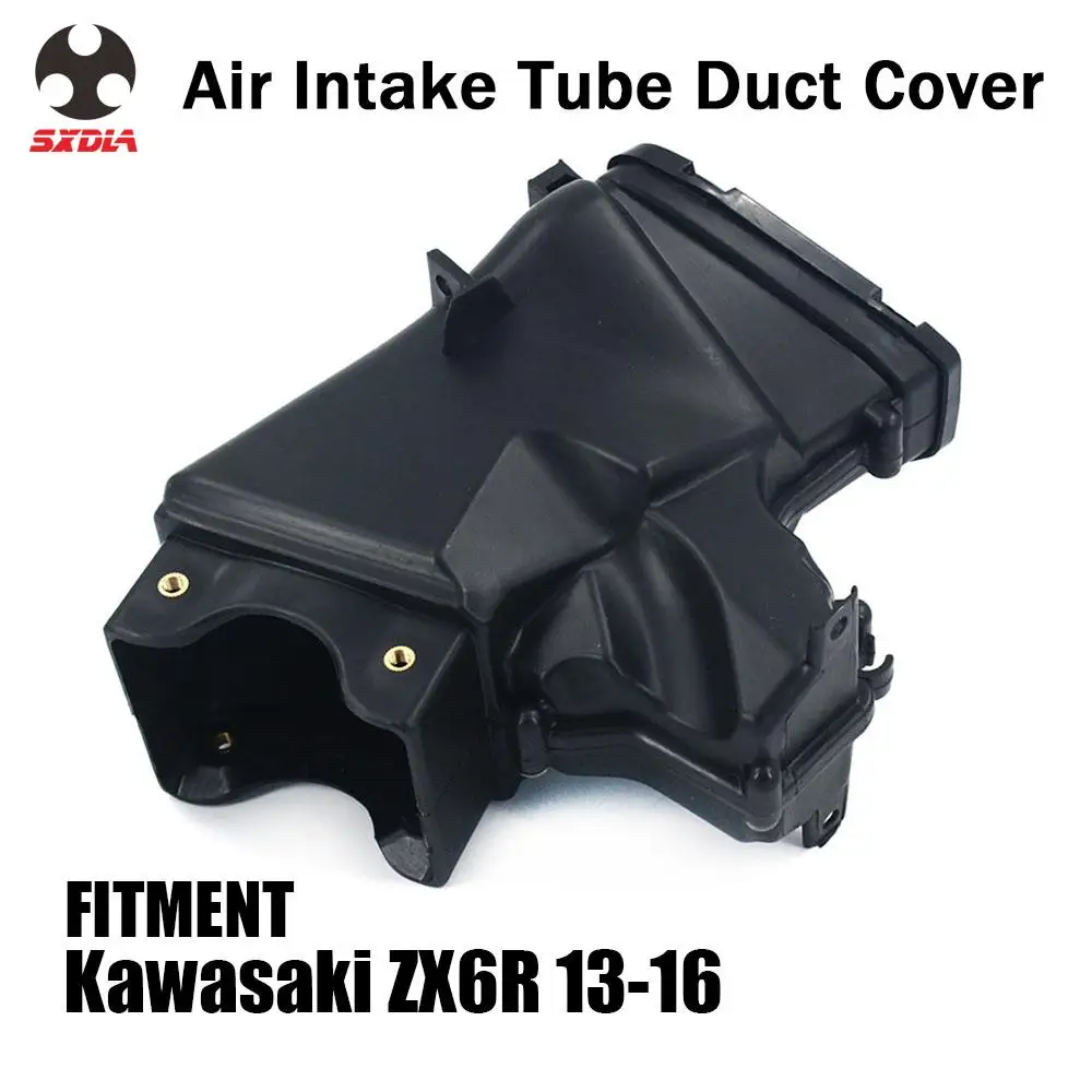 

Мотоцикл черный воздухозаборник трубы для KAWASAKI ZX6R ZX-6R ZX 6R 2013 2014 2015 2016 13 14 15 16