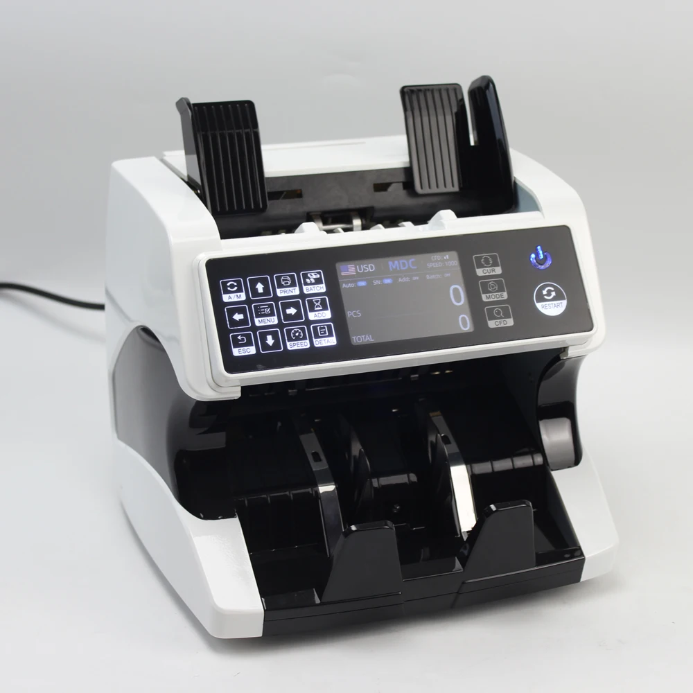 Сенсорный экран CIS mix value счетчик Высокая точность детектор денег 6-8 биллнот