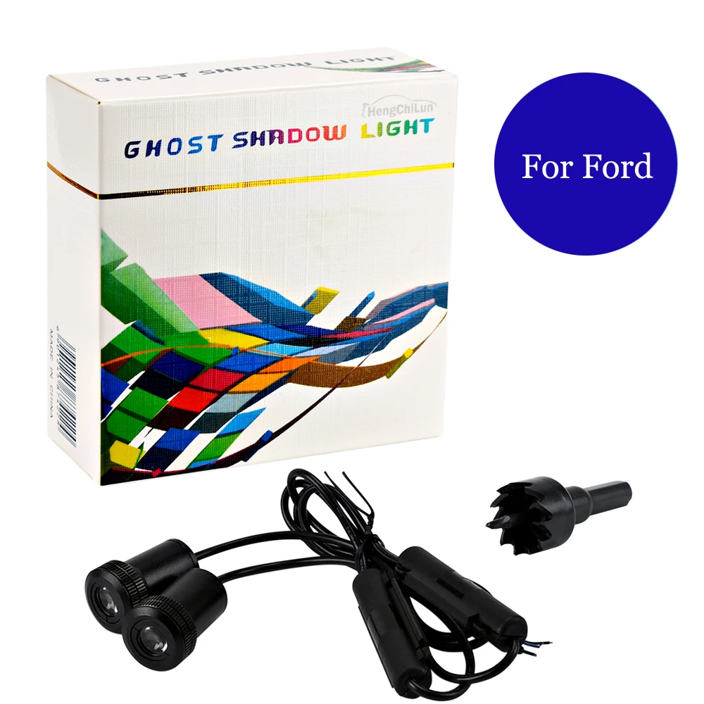 1 пара 3D Ghost Shadow Light для Ford Focus MK2 3 фьюжн фиеста ST S MAX Ranger Kuga Mondeo MK4 Добро пожаловать