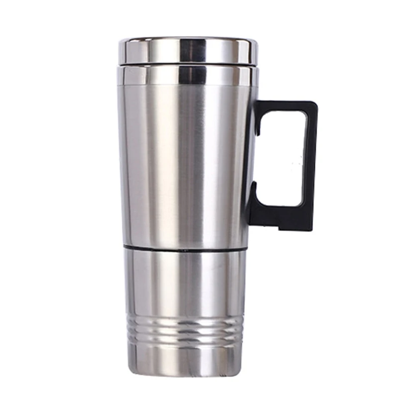 

Portable Car Heater Travel Mug 12 / 24V Stainless Steel Electric Kettle Thermo Water Cup Home Outing Supplies Drinkware