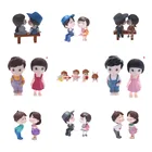 1 комплект, статуэтка для влюбленных, пары, девушка, человек, семейный человек, кукла, модель, статуэтка, украшение, миниатюры