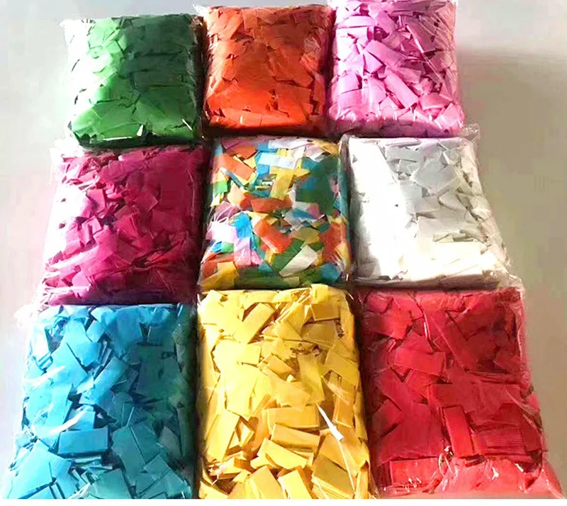 Конфетти бумажные свадебные конфетти 5*2 см бар Радужная машина для наполнения