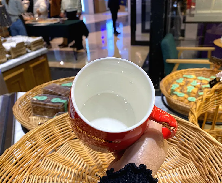 Креативный Рождественский дизайн керамическая кружка питьевой инструмент чашка