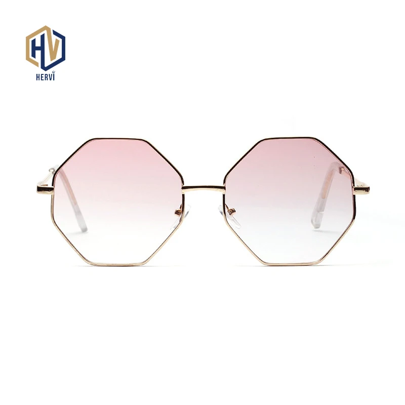 Женские винтажные солнцезащитные очки мужские металлические золотистые зеленые