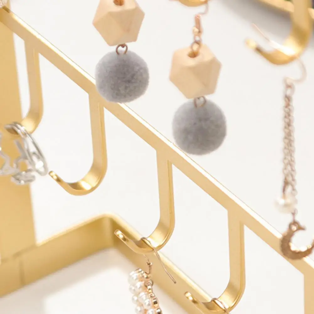 Подставка для демонстрации ювелирных изделий двухслойный держатель сережек из