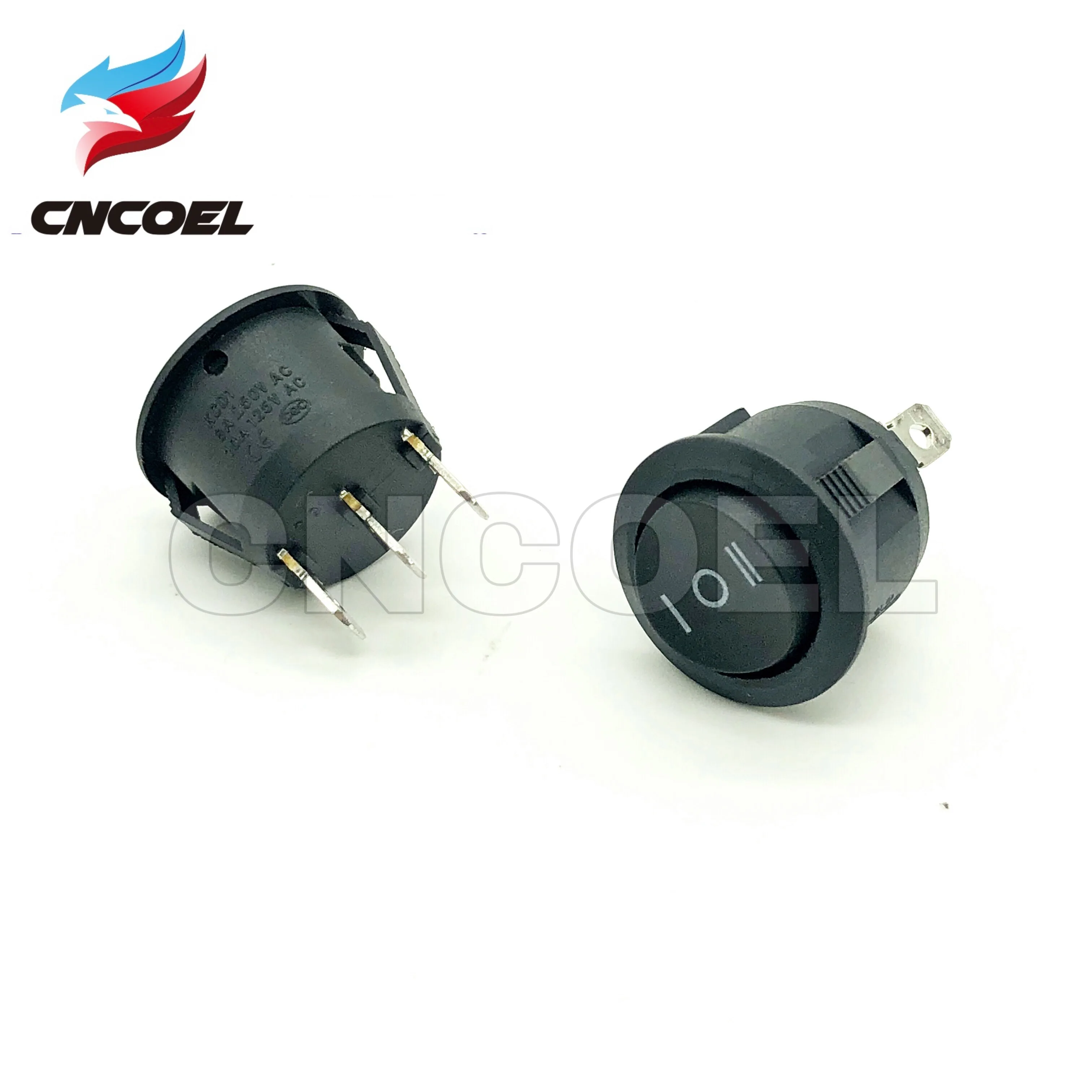 2 шт./лот KCD1 лодочный кулисный переключатель ВКЛ-ВЫКЛ черный 3-позиционный SPDT