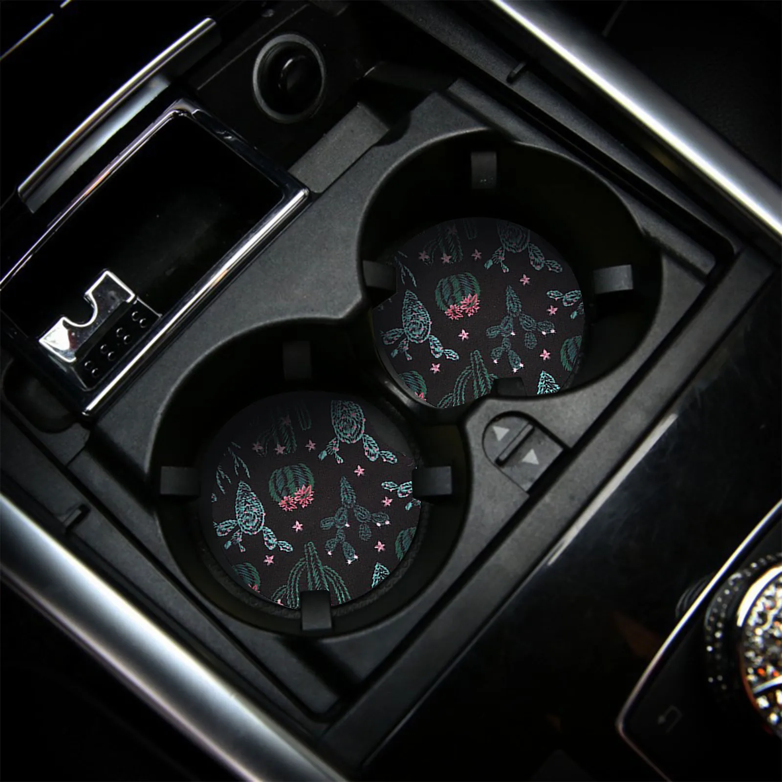 Съемный автомобильный коврик для чашки воды 1 пакет 2 56 дюймов универсальные