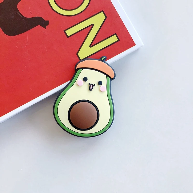 1 Силиконовый Многофункциональный держатель для телефона avocado с креплением на гнездо для подушки безопасности для мобильного телефона и небольшого стола - Цвет: 1