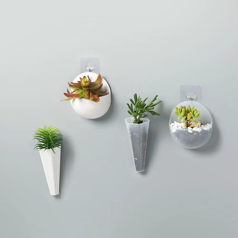 Настенный гидропонный горшок для цветов 1 шт. настенная ваза ленивых пластиковые