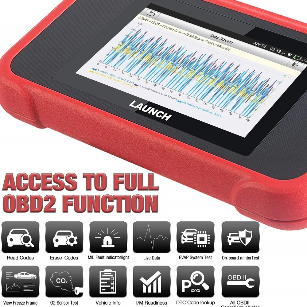 LAUNCH X431 CRP123E OBD2 сканер ENG TCM ABS SRS OBDII диагностический сканирующий инструмент с быстрым VIN AutoDetect автомобильный считыватель кодов CRP123 E