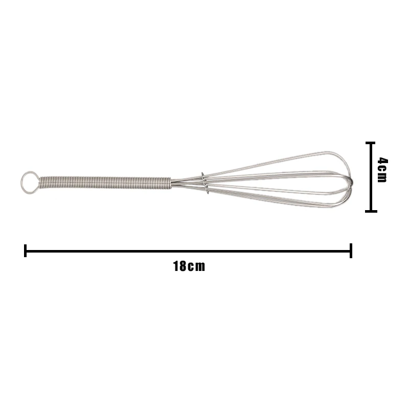 18 см из нержавеющей стали для перемешивания яиц воздушный шар венчик ручной